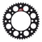 Renthal Sprocket Rear Black 47T Alloy 7075 T6 Grooved