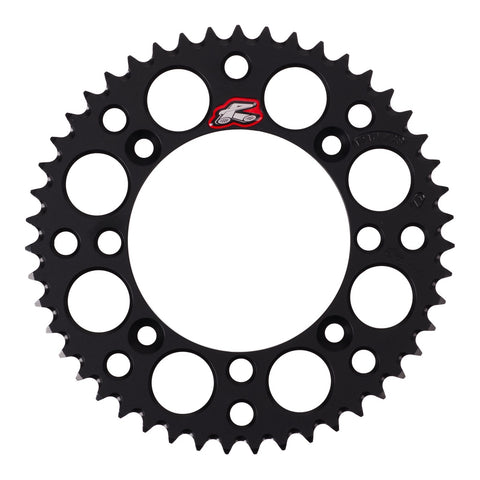 Renthal Sprocket Rear Black 47T Alloy 7075 T6 Grooved