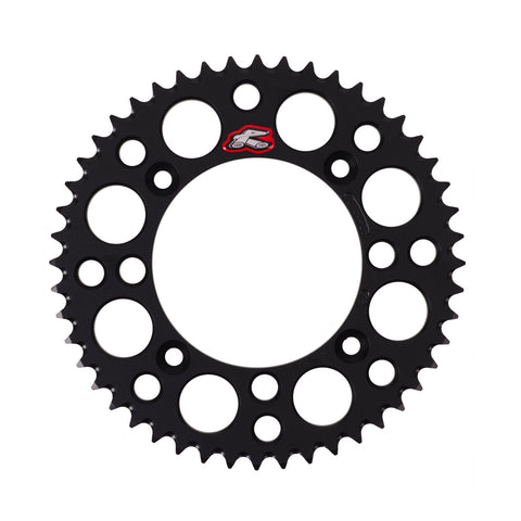 Renthal Sprocket Rear Black 48T Alloy 7075 T6 Grooved