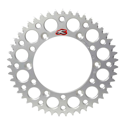 Renthal Rear Sprocket Silver 7075 Alloy T6 Grooved - Silver [Suzuki]