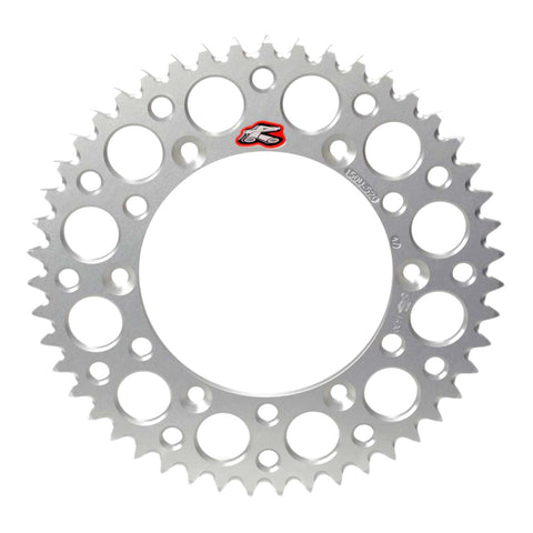 Renthal Rear Sprocket Silver 7075 Alloy T6 Grooved - Silver [Suzuki]