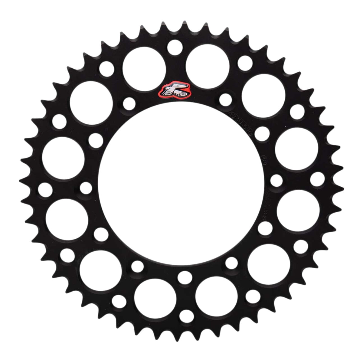 Renthal Sprocket Rear Black 48T Alloy 7075 T6 Grooved Suzuki