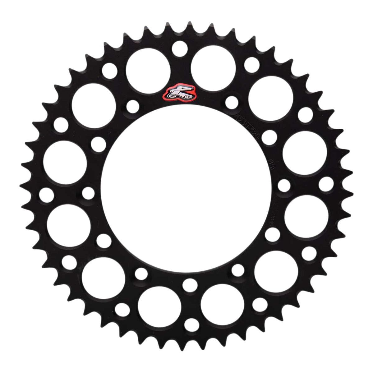 Renthal Sprocket Rear Black 50T Alloy 7075 T6 Grooved