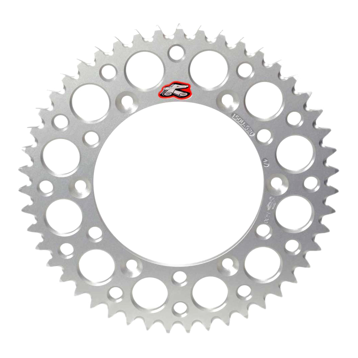 Renthal Sprocket Rear Silver 50T Alloy 7075 T6 Grooved Suzuki