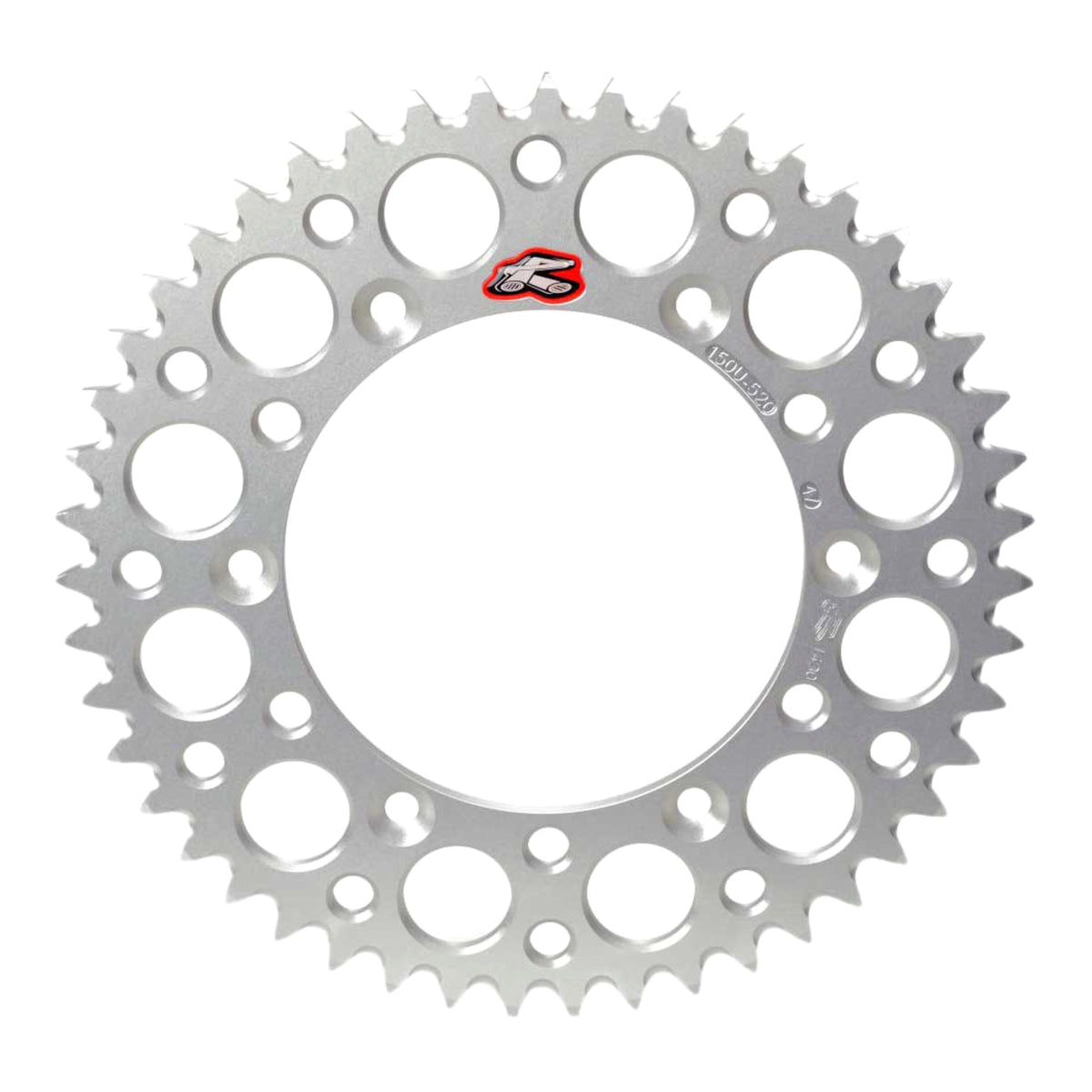 Renthal Sprocket Rear Silver 52T Alloy 7075 T6 Grooved Suzuki