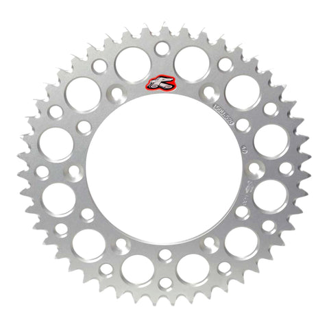 Renthal Sprocket Rear Silver 52T Alloy 7075 T6 Grooved Suzuki