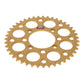 Renthal Sprocket Rear Gold 43T Alloy 7075 T6 Grooved