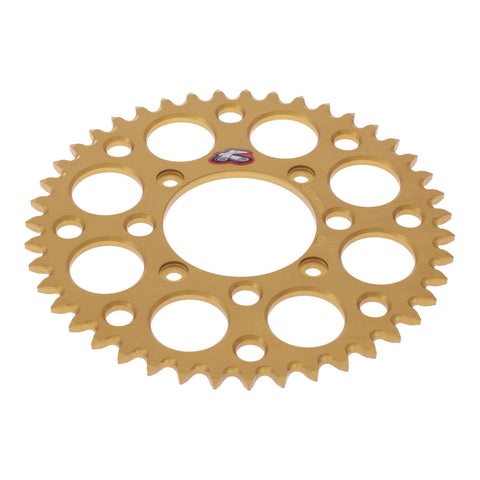Renthal Sprocket Rear Gold 43T Alloy 7075 T6 Grooved