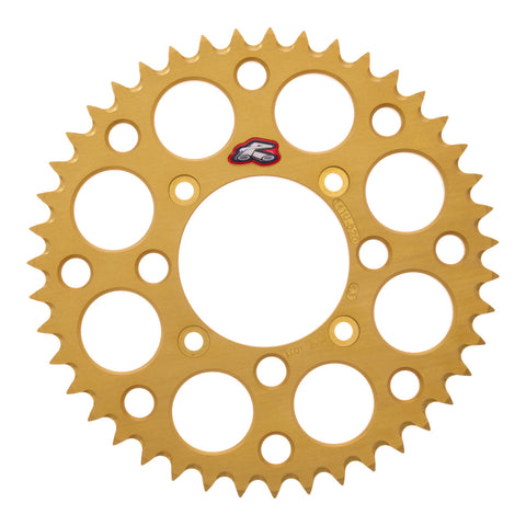 Renthal Sprocket Rear Gold 43T Alloy 7075 T6 Grooved