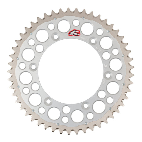Renthal Sprocket Twinring Silver 49T Bi-Metal Grooved