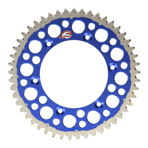 Renthal Sprocket Twinring Blue 49T Bi-Metal Grooved Packaged