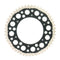 Renthal Sprocket Twinring Black 50T Bi-Metal Grooved