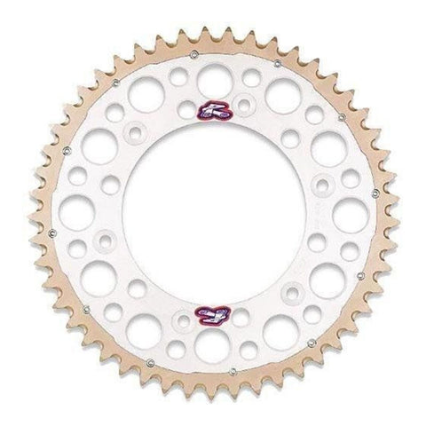 Renthal Sprocket Twinring Silver 52T Bi-Metal Grooved Packaged