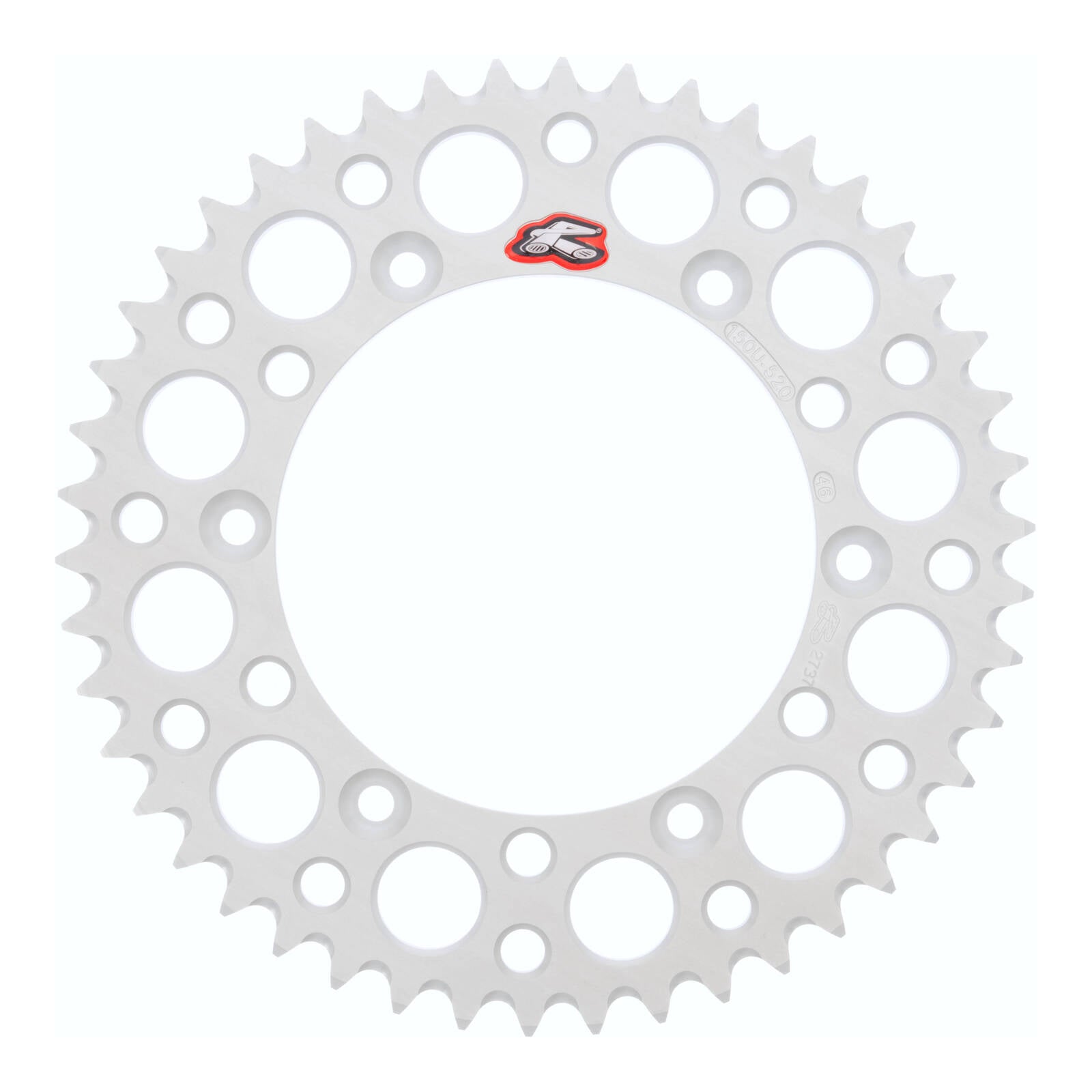 Renthal Rear Sprocket T6 7075 Grooved - Silver [Yamaha]