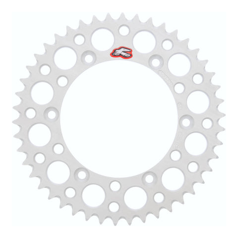 Renthal Rear Sprocket T6 7075 Grooved - Silver [Yamaha]