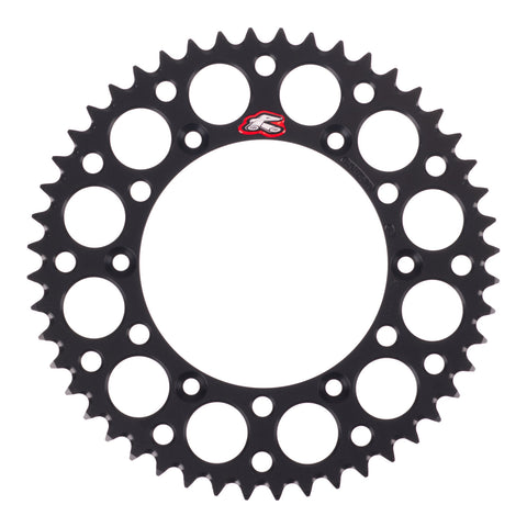 Renthal Sprocket Rear Black 48T Alloy 7075 T6 Grooved