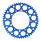 Renthal Sprocket Rear Blue 51T Alloy 7075 T6 Grooved