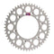 Renthal Sprocket Rear Silver 51T Alloy 7075 T6 Grooved Yamaha