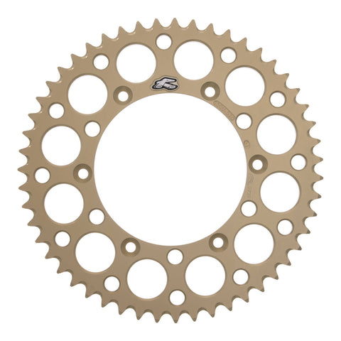 Renthal Rear Sprocket T6 7075 Grooved - Silver [Yamaha]