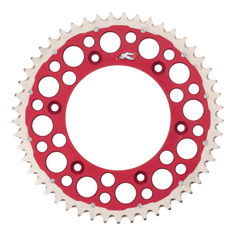 Renthal Sprocket Twinring Red 49T Bi-Metal Grooved