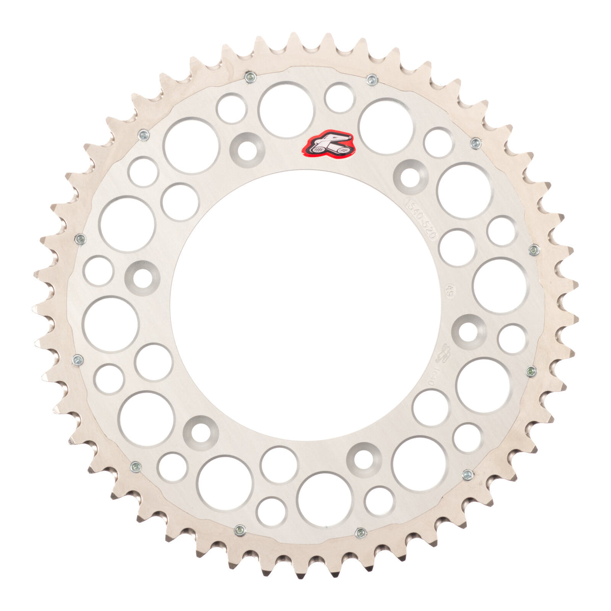 Renthal Sprocket Twinring Silver 49T Bi-Metal Grooved