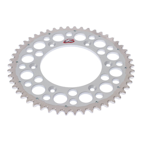 Renthal Sprocket Twinring Silver 50T Bi-metal Grooved