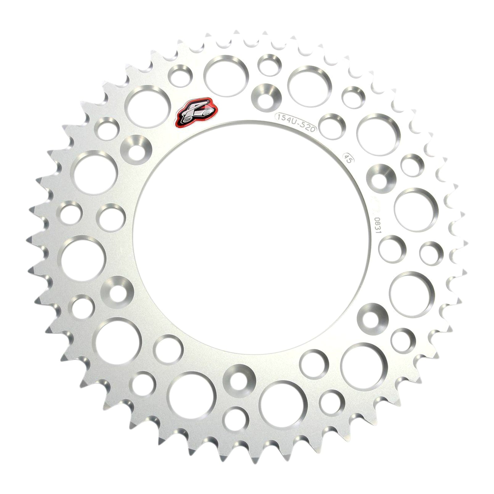 Renthal Rear Sprocket Grooved - Silver [Honda]