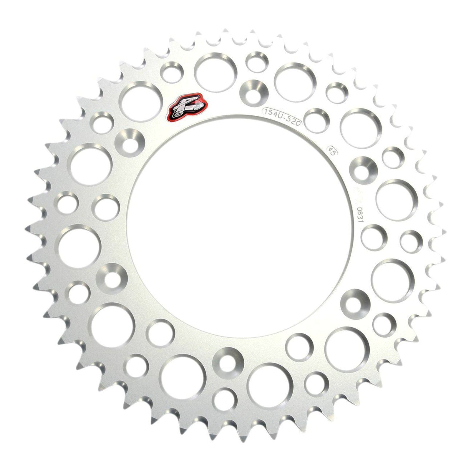 Renthal Rear Sprocket Grooved - Silver [Honda]