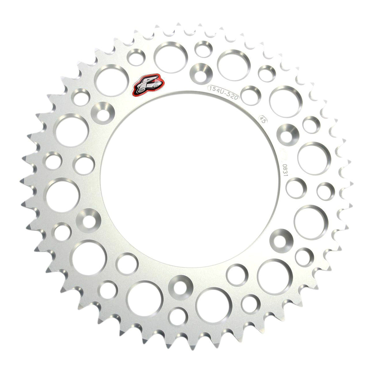 Renthal Sprocket Rear Silver 48T Alloy 7075 T6 Grooved Honda