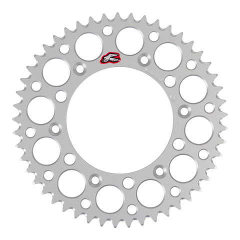 Renthal Sprocket Rear Silver 49T Alloy 7075 T6 Grooved Honda