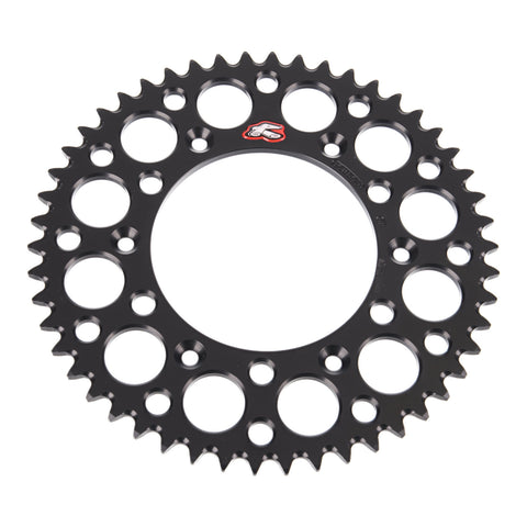 Renthal Sprocket Rear Black 50T Alloy 7075 T6 Grooved