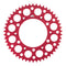 Renthal Sprocket Rear Red 50T Alloy 7075 T6 Grooved