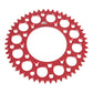 Renthal Sprocket Rear Red 50T Alloy 7075 T6 Grooved