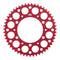 Renthal Sprocket Rear Red 51T Alloy 7075 T6 Grooved