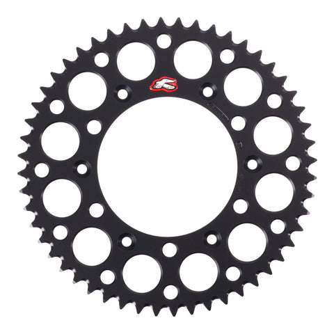 Renthal Sprocket Rear Black 52T Alloy 7075 T6 Grooved