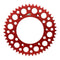 Renthal Sprocket Rear Red 52T Alloy 7075 T6 Grooved Honda