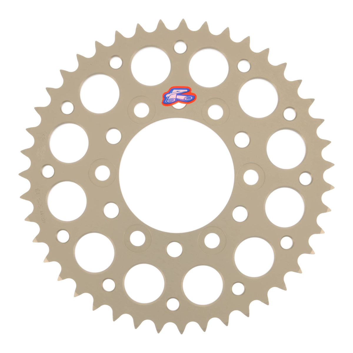 Renthal Sprocket Rear Silver 43T Alloy 7075 T6 Grooved Kawasaki