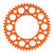 Renthal Rear Sprocket 48T Alloy 7075-T6 Grooved - Orange (KTM, Husqvarna)