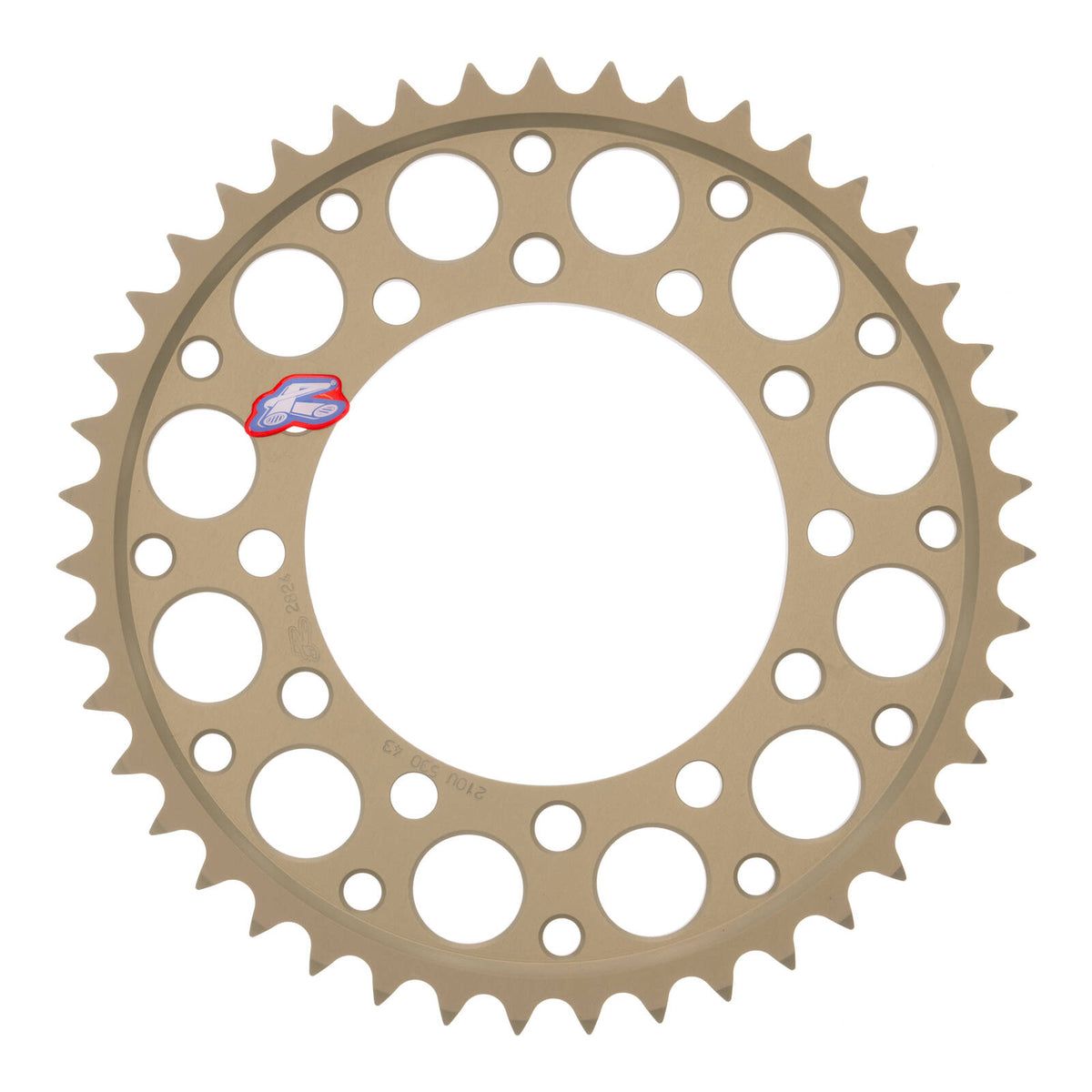 Renthal Rear Sprocket T6 Grooved 7075 Alloy - Silver [Kawasaki]