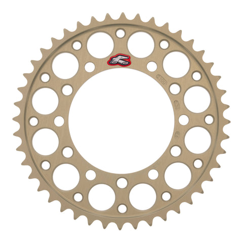 Renthal Rear Sprocket T6 Grooved 7075 Alloy - Silver [Kawasaki]