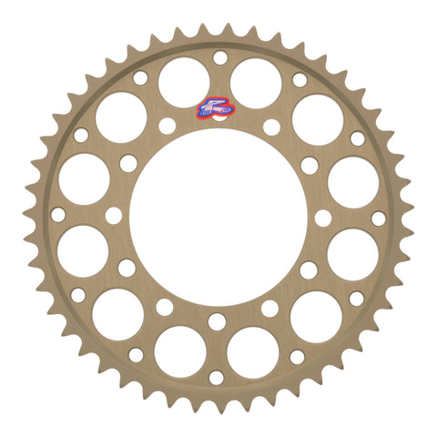 Renthal Rear Sprocket T6 Grooved 7075 Alloy - Silver [Kawasaki]