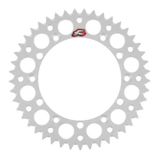 Renthal Rear Sprocket T6 Grooved 7075 Alloy - Silver [GasGas]