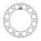 Renthal Rear Sprocket T6 Grooved 7075 Alloy - Silver [GasGas]