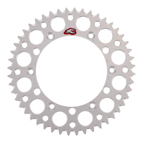 Renthal Rear Sprocket T6 Grooved 7075 Alloy - Silver [GasGas]
