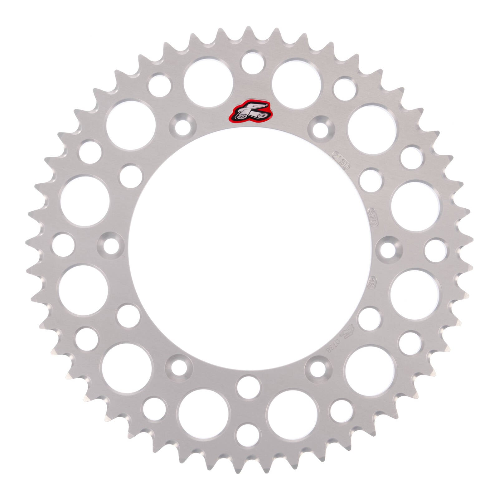 Renthal Rear Sprocket T6 Grooved 7075 Alloy - Silver [GasGas]