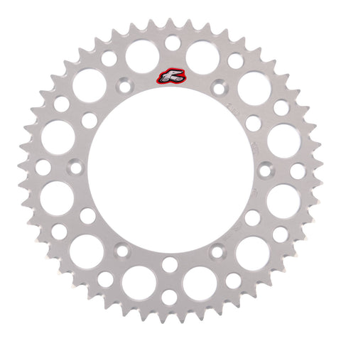 Renthal Rear Sprocket T6 Grooved 7075 Alloy - Silver [GasGas]