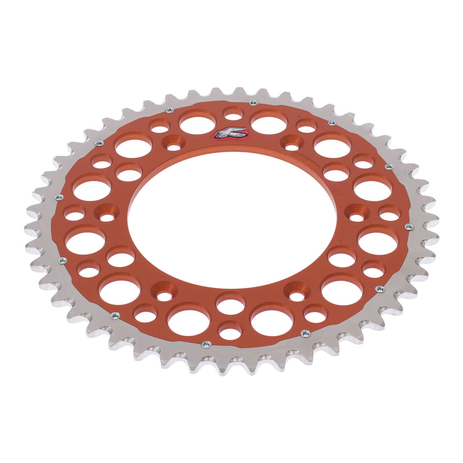 Renthal Sprocket Twinring Orange 48T Bi-metal Grooved