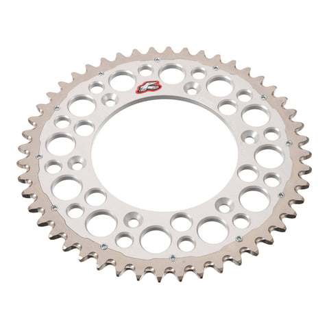 Renthal Sprocket Twinring Silver 48T Bi-Metal Grooved