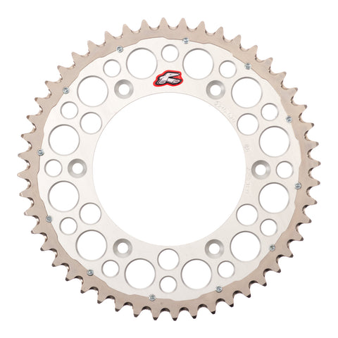 Renthal Sprocket Twinring Silver 48T Bi-Metal Grooved