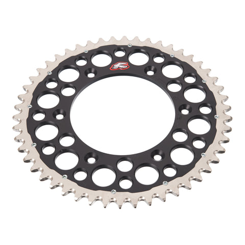 Renthal Sprocket Twinring Black 50T Bi-Metal Grooved